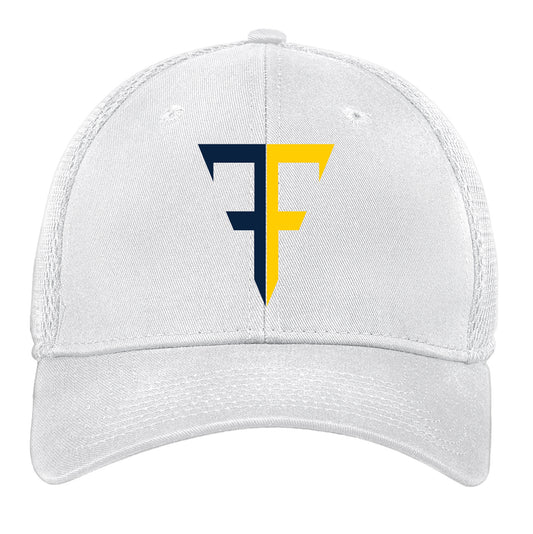 Double F New Era Fitted Stretch Mesh Cap - White