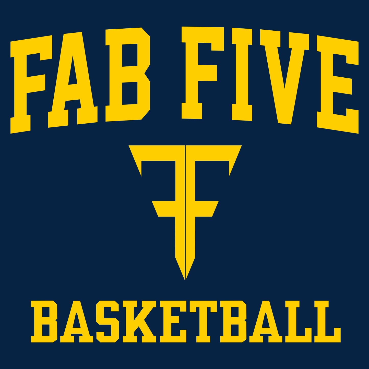 Fab Five Basketball T-Shirts