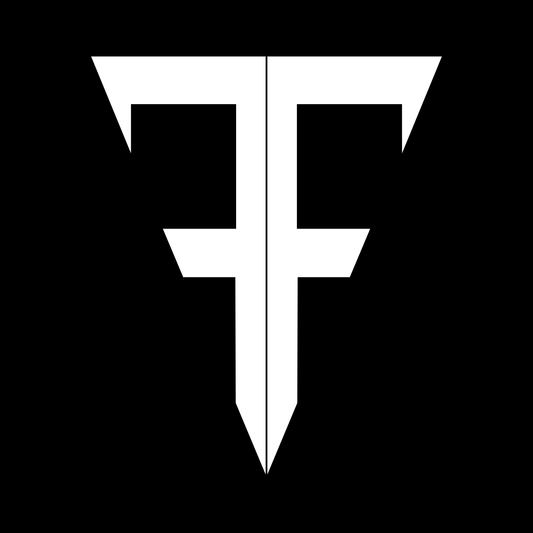 F5 Double F Logo Triblend T-Shirt- Black