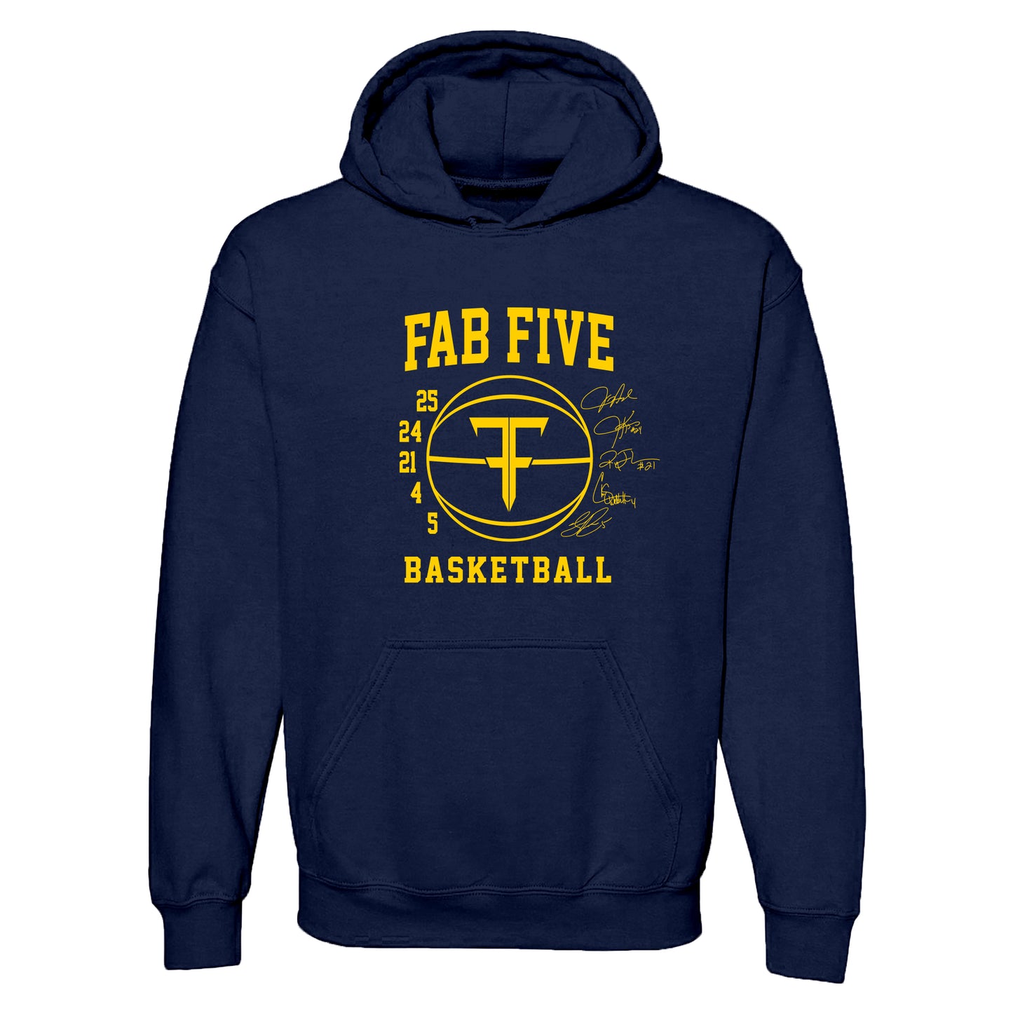 Fab Five Signature Hoodie - Navy