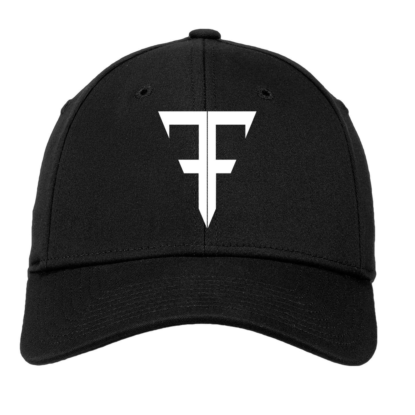 Double F New Era Fitted Structured Stretch Hat - Black