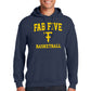 Fab Five Basketball Hoodies